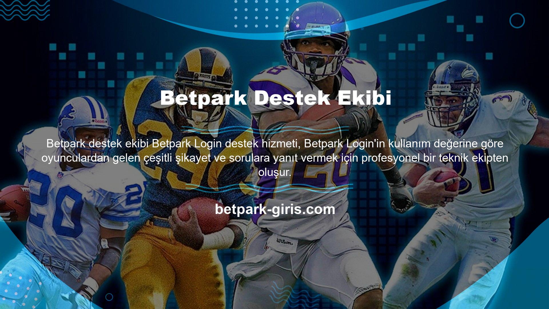 Betpark, A Sınıfı hizmet vermek için geliştirdiği kullanıcı deneyiminden tüm oyuncuların şikayet etmeden faydalanmasını sağlar